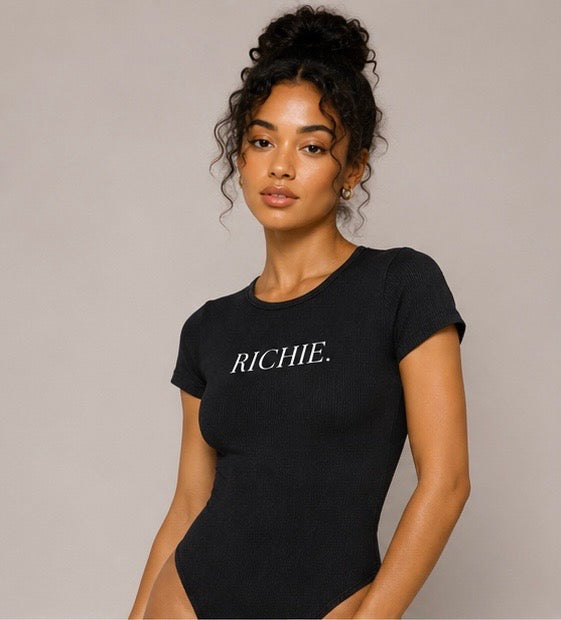 Women's Mineral Wash Crewneck Bodysuit